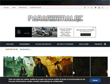 Tablet Screenshot of paranormalqc.com